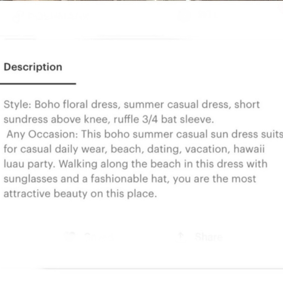 NEW! Abstract Design in Golden Dress - Picture 6 of 6